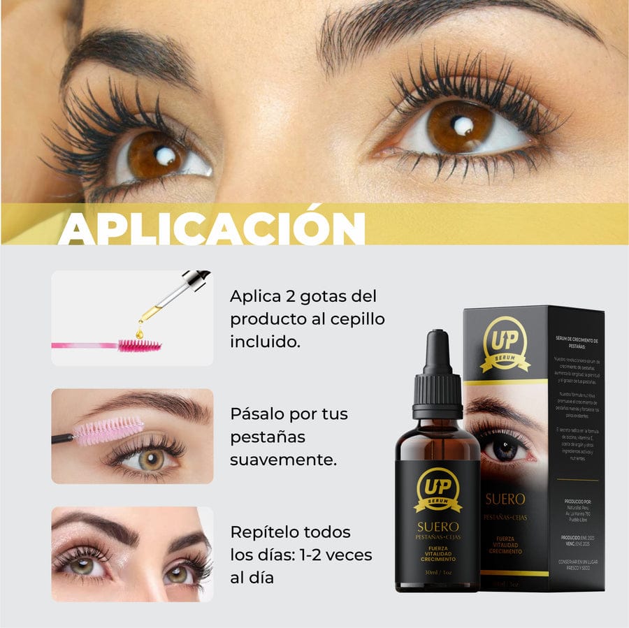 SERUM UP PRO® – Alargamiento de Pestañas y Cejas